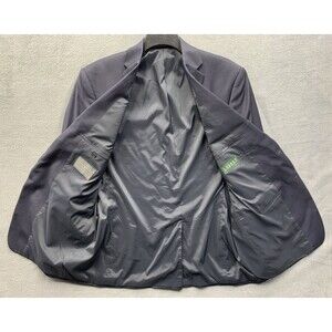 Lauren Ralph Lauren Navy Blue Blazer Men Gold Button Sport Coat Size 44R Regular